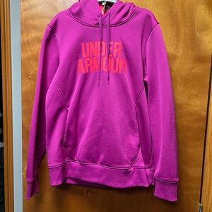Women’s pink under armour hoodie